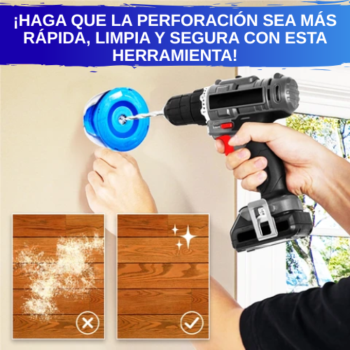 Recolector de Polvo para Taladro 4-10mm - Utensilio indispensable