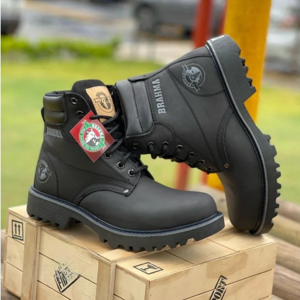 Bota BRAHMA Clásica de Cuero para Hombre - Tallas 37 al 44