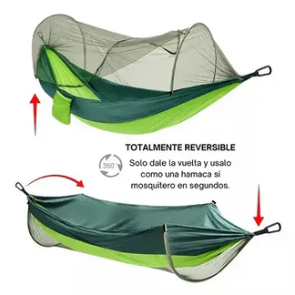 Hamaca Con Toldillo Mosquitero Plegable Portátil