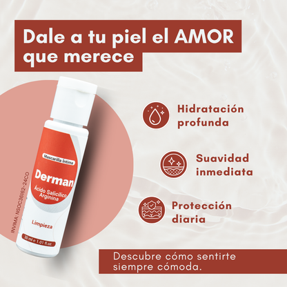 DERMAN™ - Hidratante Íntimo Revitalizante Hombre y Mujer 30 ml + [ENVÍO GRATIS HOY]