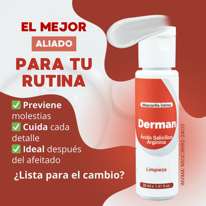DERMAN™ - Hidratante Íntimo Revitalizante Hombre y Mujer 30 ml + [ENVÍO GRATIS HOY]