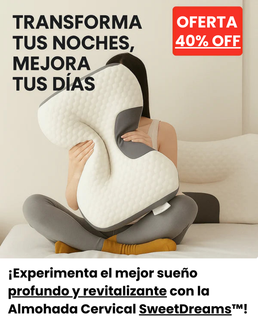 🌙 SweetDreams™ Almohada Cervical