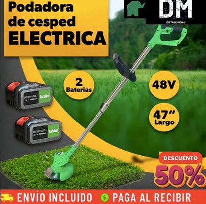 Guadaña Podadora de Cesped 2Baterias 48v