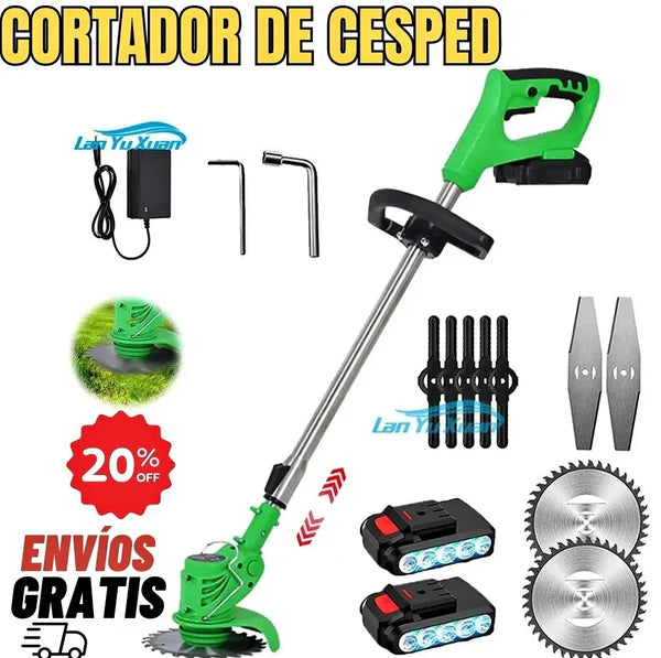 Guadaña Podadora de Cesped 2Baterias 48v