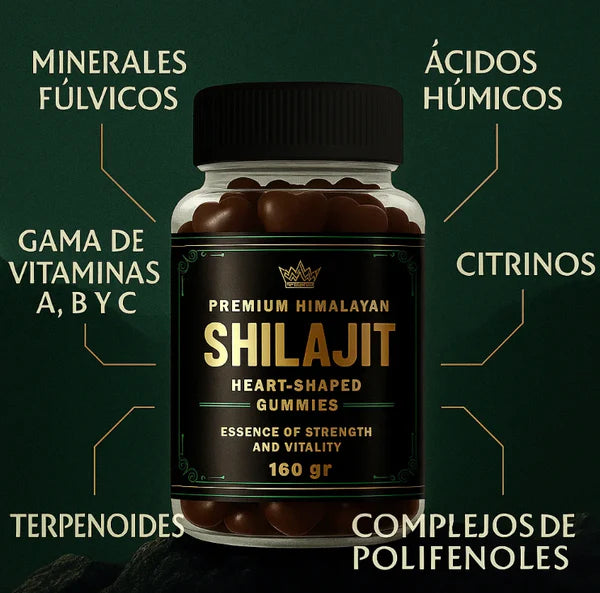 Gomitas de Shilajit x 180g  - (60 Gomitas)