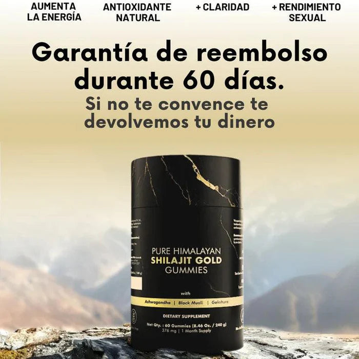 Gomitas de Shilajit GOLD  - (60 Gomitas)